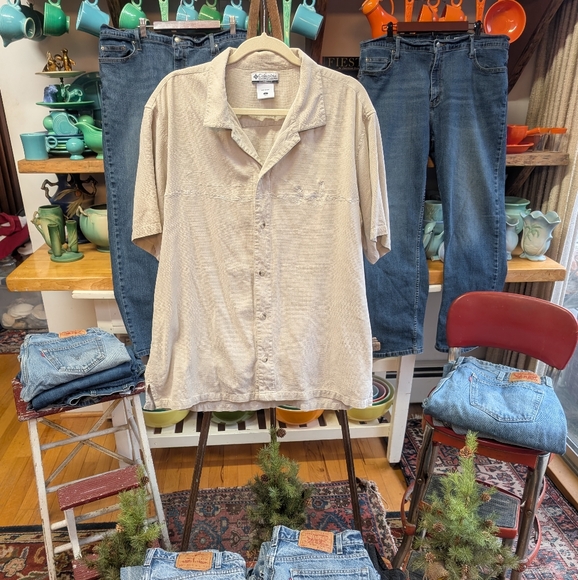 Columbia Silk Fly Fishing Shirt - Picture 13 of 13